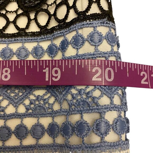 Talbots Lace Stripe Pencil Skirt Size 12 - Picture 14 of 15